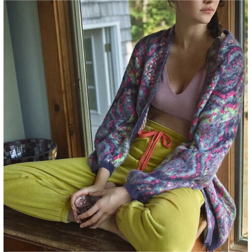 Anthropologie x Maeve RARE Peggy Python Cardigan Sweater
